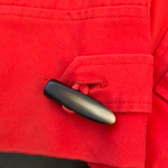 Banana Republic Corduroy Red Toggle Coat - Picture 3 of 13